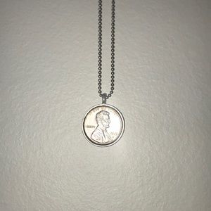 Unique penny necklace